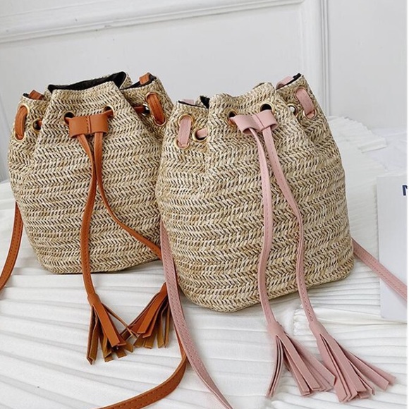 Crossbody straw woven bag - Picture 5 of 6